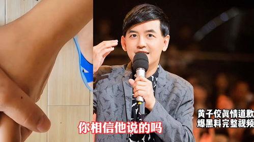 黄子佼视频爆料完整版,揭秘娱乐圈惊人内幕  第1张